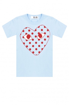 T-shirt cache coeur blanc